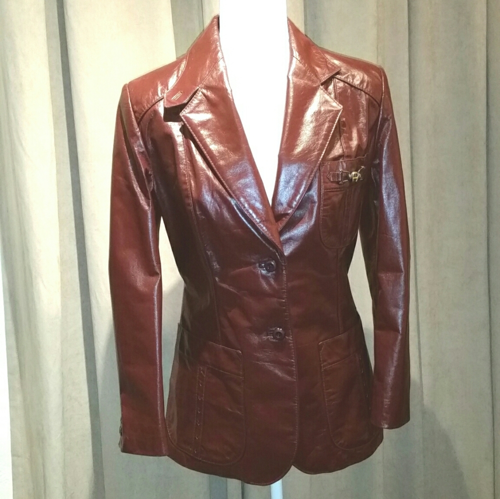 Etienne Aigner vintage leather jacket